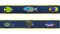 Preston Dog Collar Tropical Fish NAVY