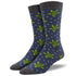 Socksmith M Bamboo Crew Turtle Tales DENIM