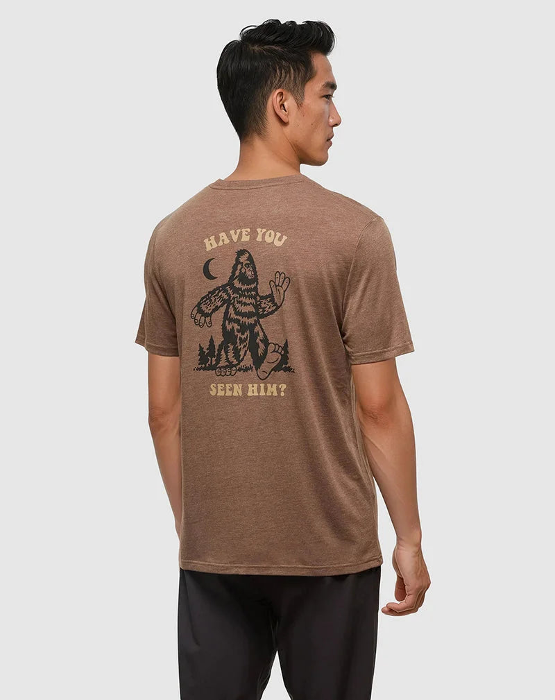T-shirt à manches courtes tentree M Have You Seen Him, couleur CLOVE HEATHER