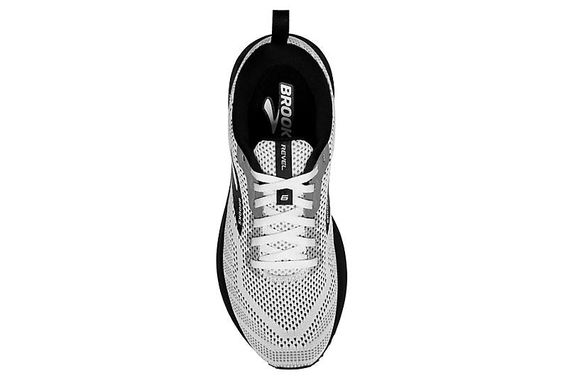 Brooks W Revel 6 WHITE / BLACK