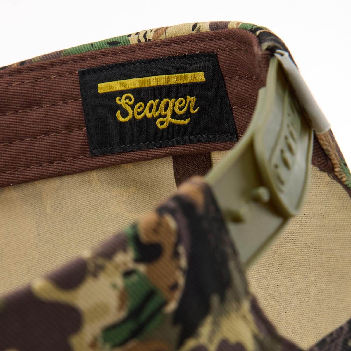 Seager Uncle Bill Snapback CAMO/CREAM