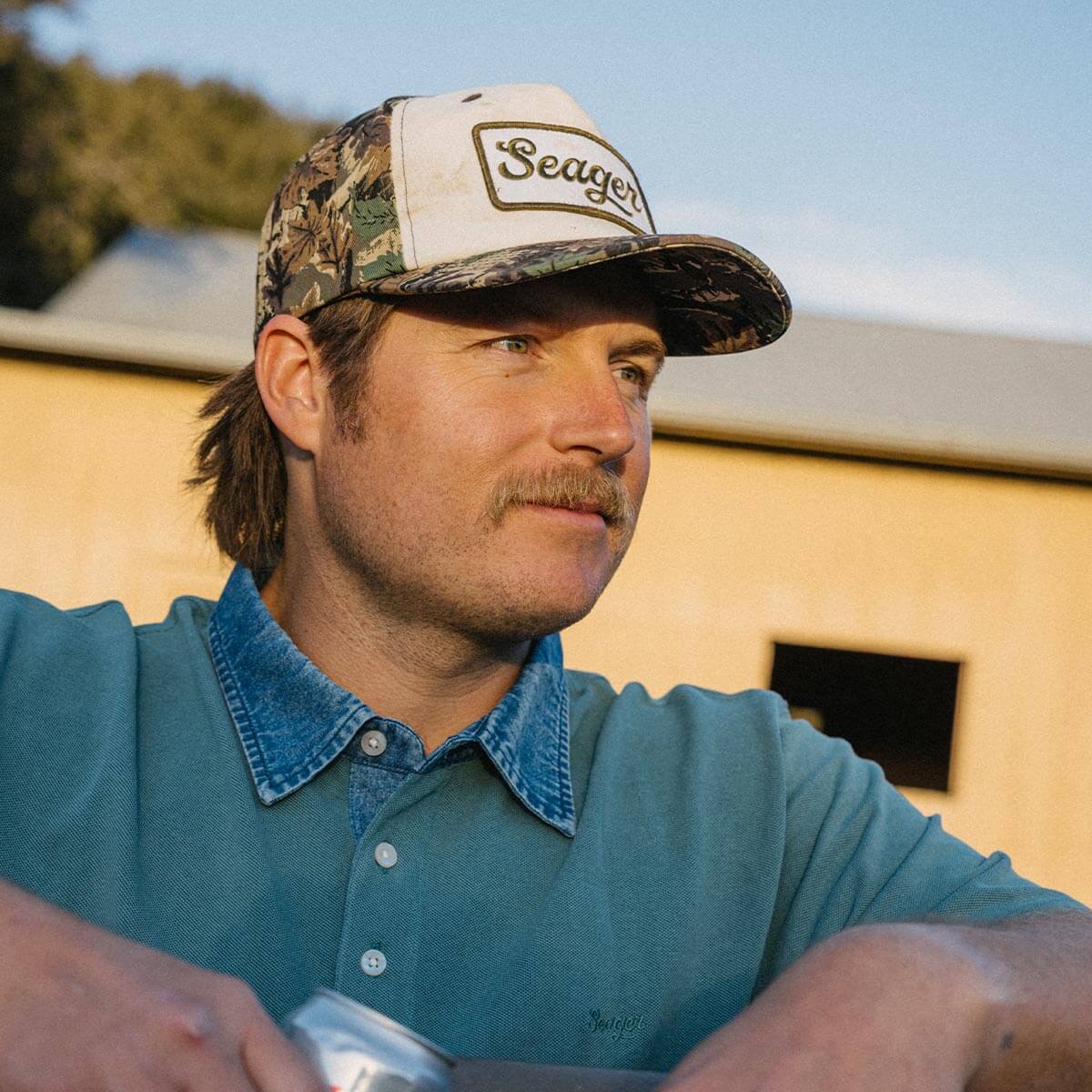 Seager Uncle Bill Snapback CAMO/CREAM
