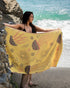 Sand Cloud Beach Towel Aquatic Museum LIME - REG