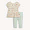 Magnetic Me Modal SS Peplum Set FURRY FIELD DAY