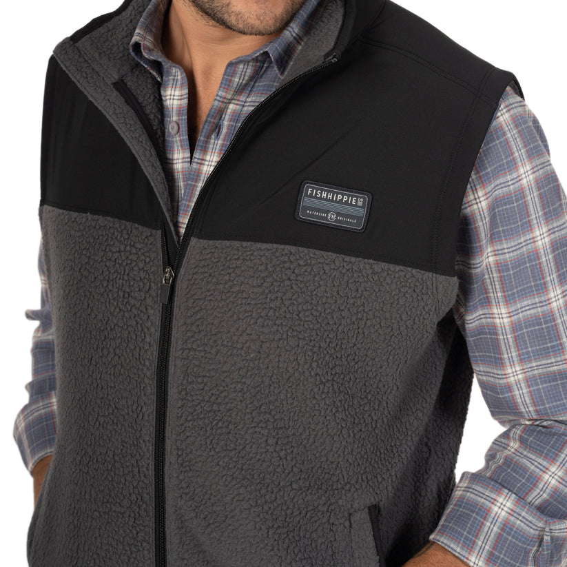 Fish Hippie M Ironwood Vest WASHED BLACK