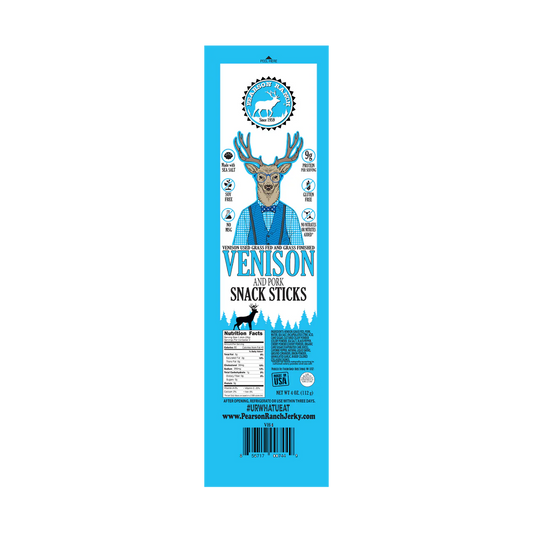 Pearson Ranch Venison Hickory Snack Stick Pack 4oz