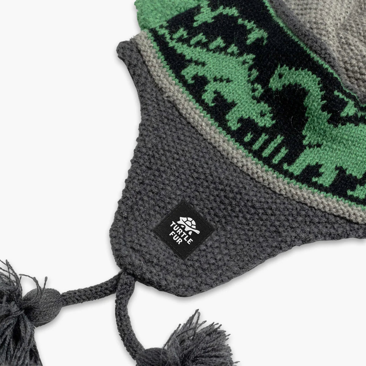 Turtle Fur Kids Dr. Dino Hat GRAY