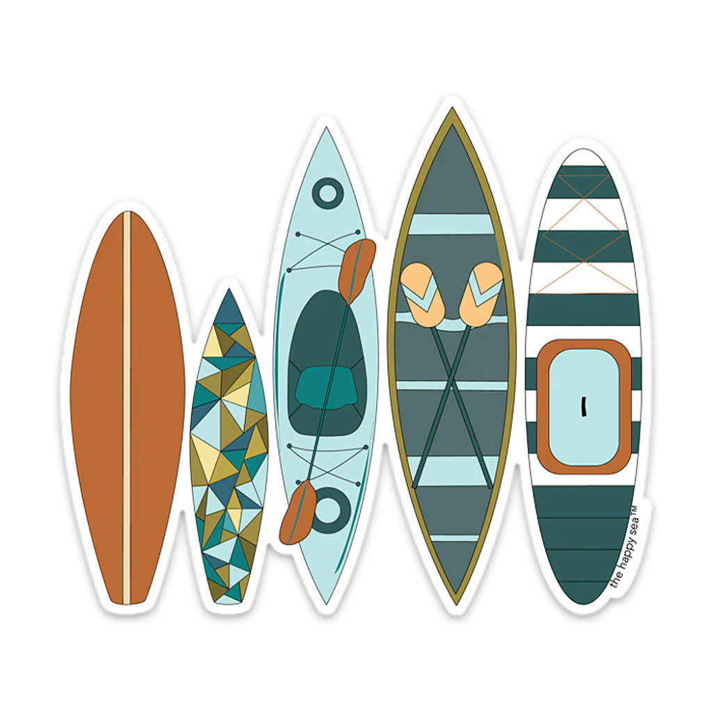 The Happy Sea 4" All Boards Sticker