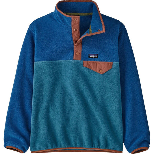 Patagonia Kids LW Synch Snap-T Pullover WAVY BLUE