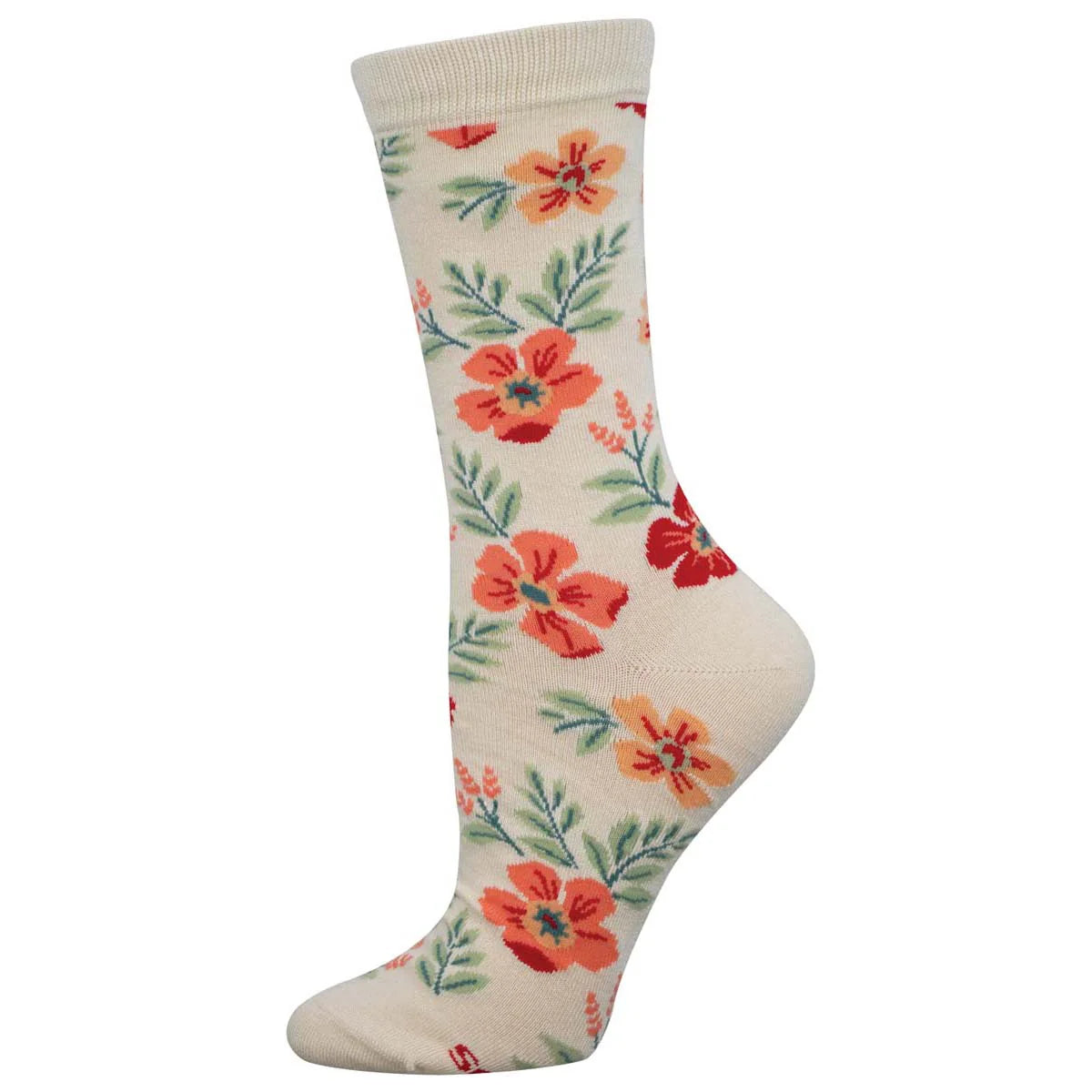Socksmith W Bamboo Wild Flower IVORY