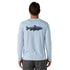 Patagonia M LS Cap Cool Daily Fitz Roy Trout FLECK BLUE