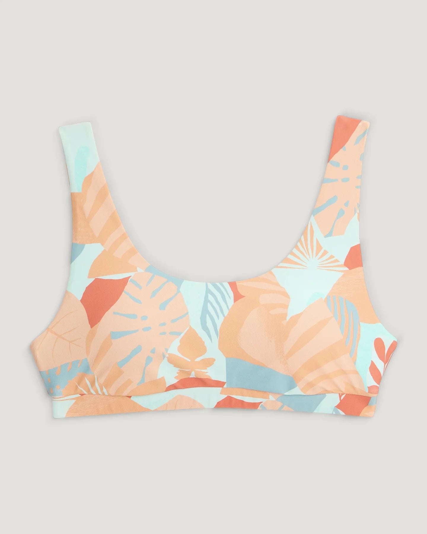 Free Fly W Wavebound Scoop Bikini Top CALYPSO PRINT CORAL