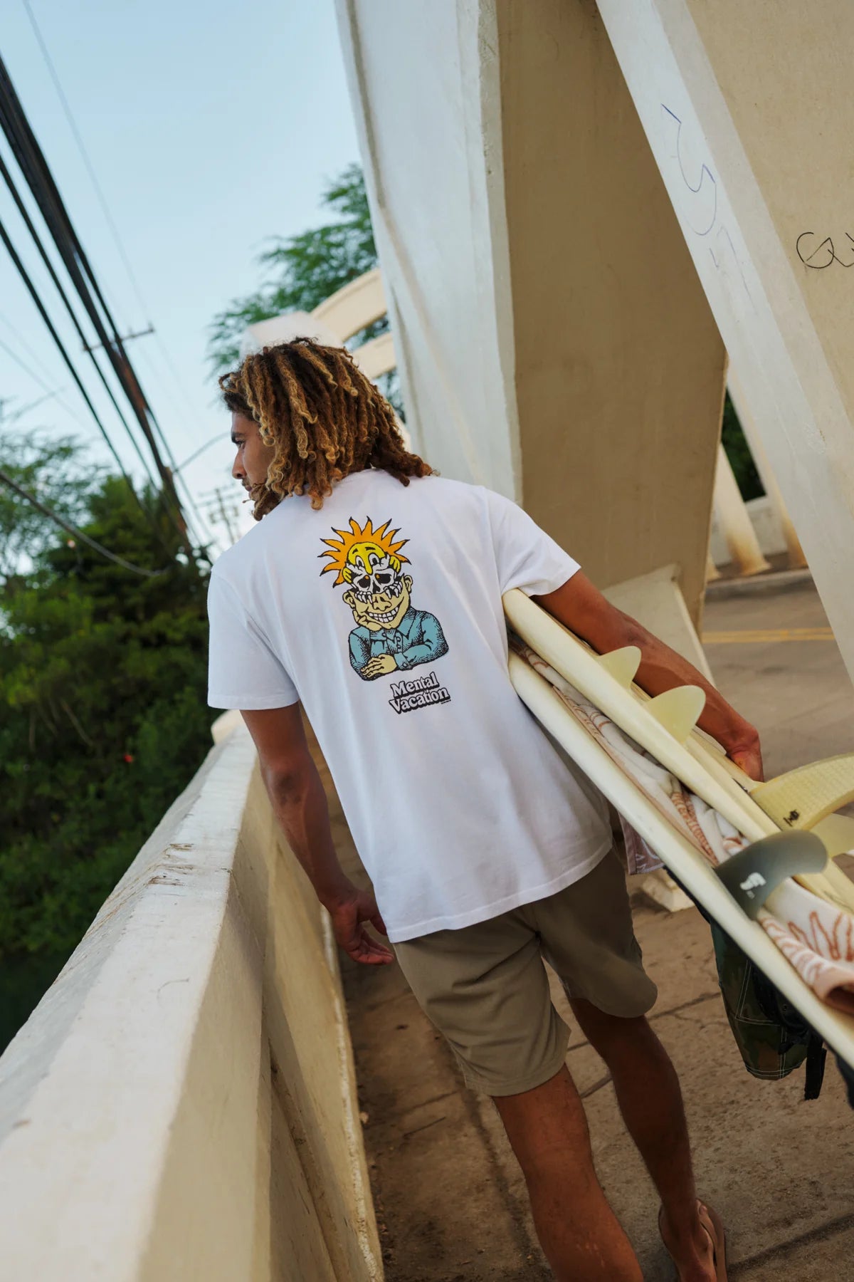 Katin M SS Brain Case Tee WHITE