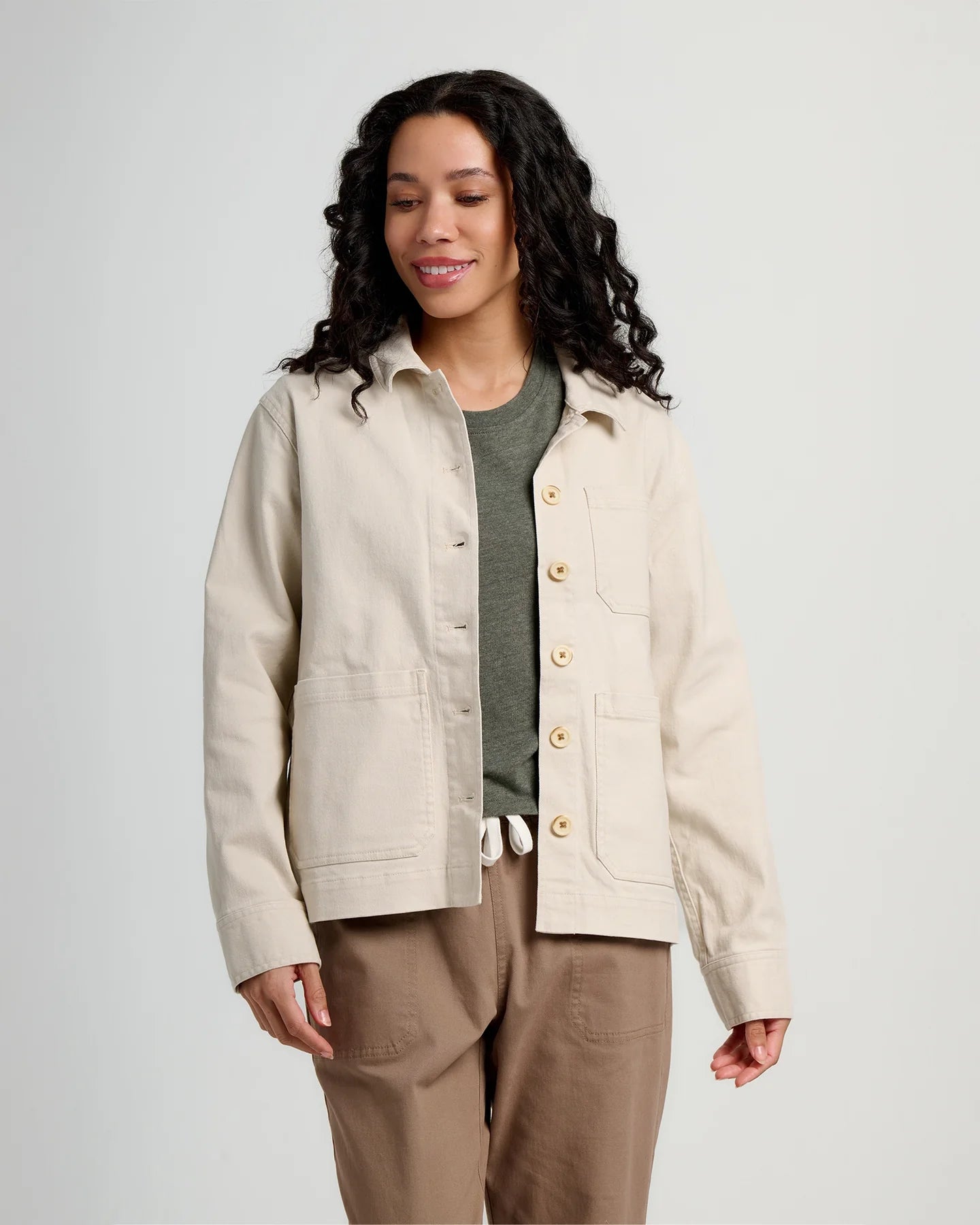Free Fly W Folly Twill Chore Coat STONE