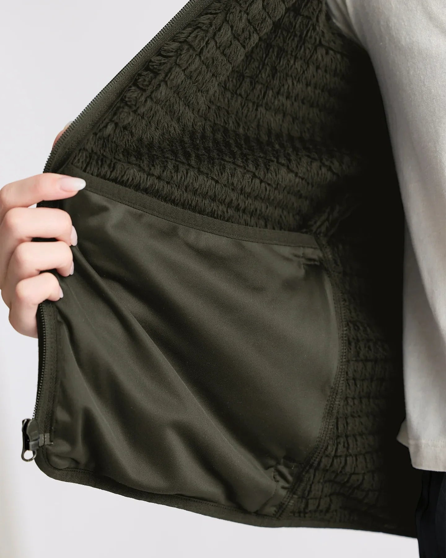 Free Fly W Gridback Fleece Jacket DARK FOREST