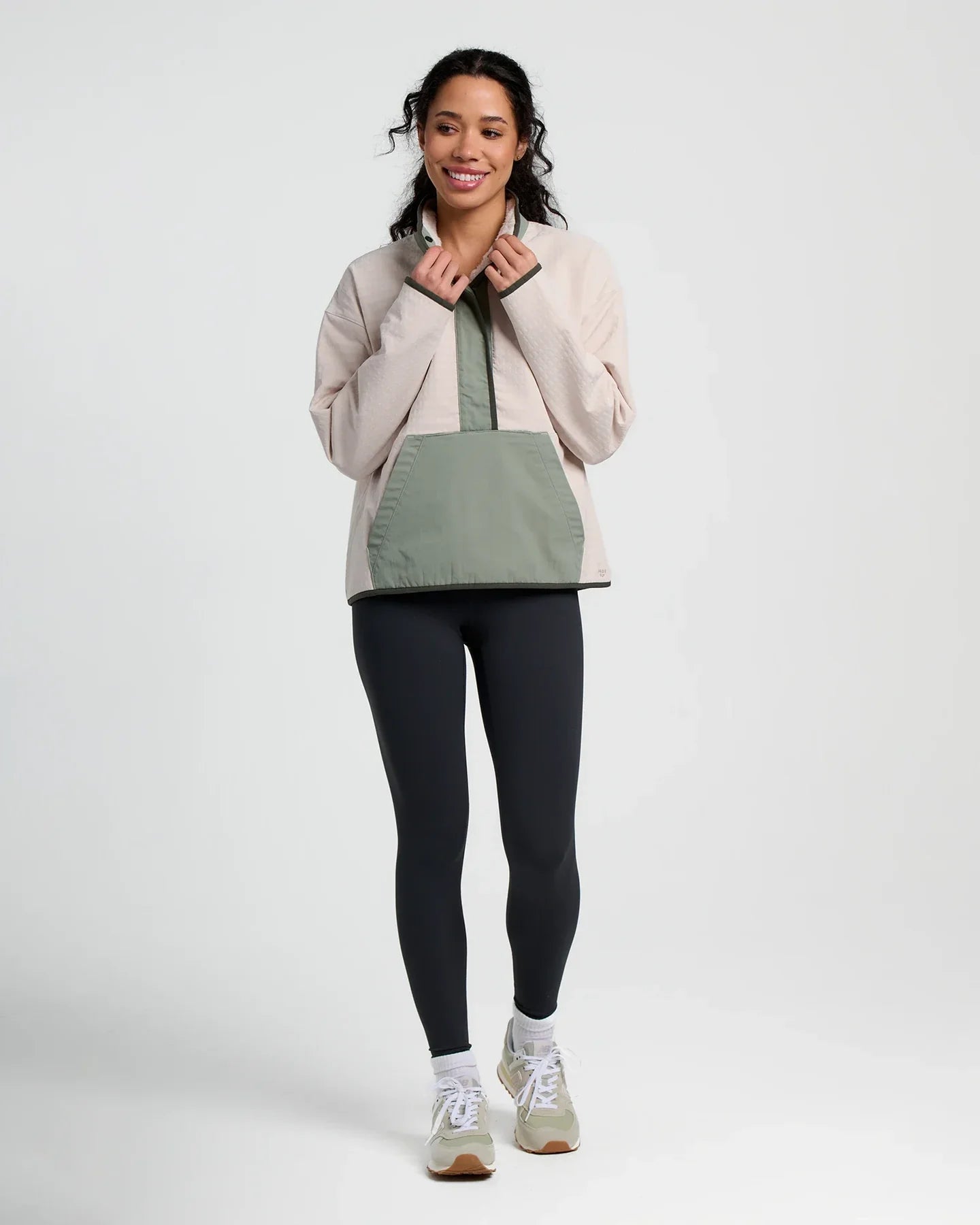 Free Fly W Gridback Fleece Snap P/O FOREST