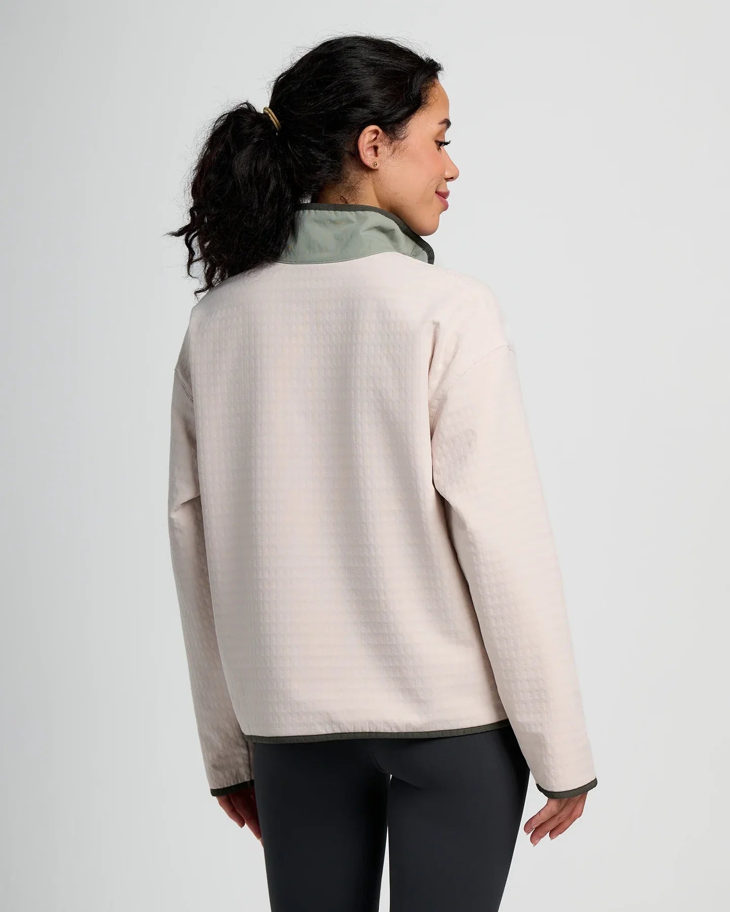 Free Fly W Gridback Fleece Snap P/O FOREST