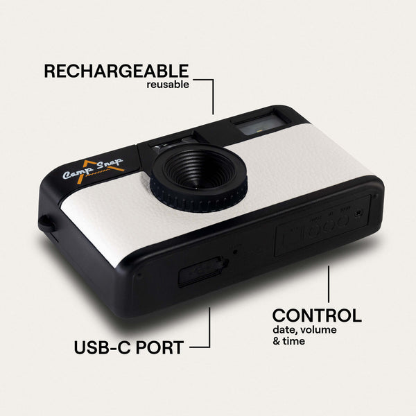 Camp Snap Camera ARCTIC WHITE