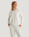 Free Fly W Bamboo LW Fleece Crew OFF WHITE HEATHER