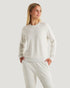 Free Fly W Bamboo LW Fleece Crew OFF WHITE HEATHER