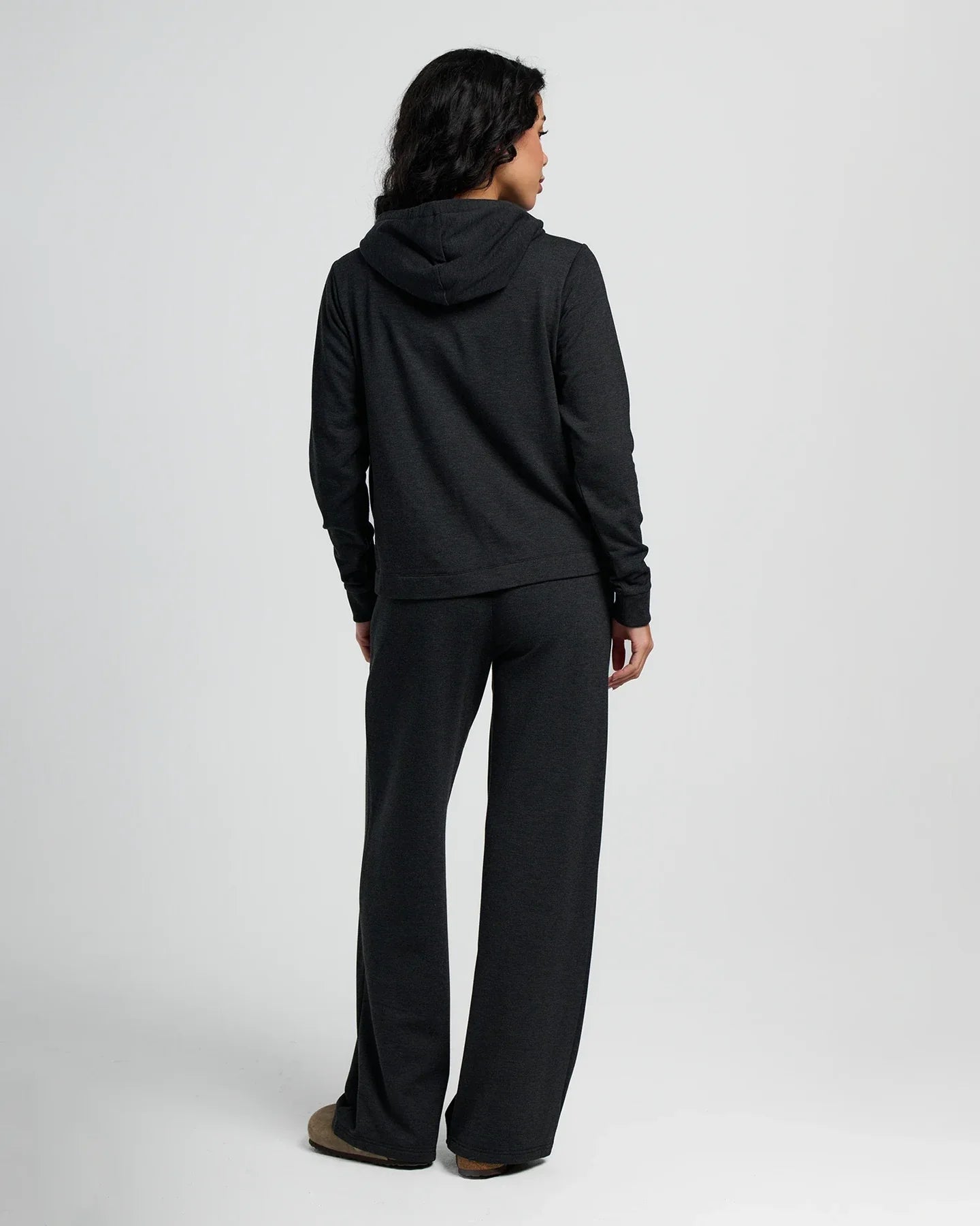 Free Fly W LW Fleece Wide Leg Pant BLACK