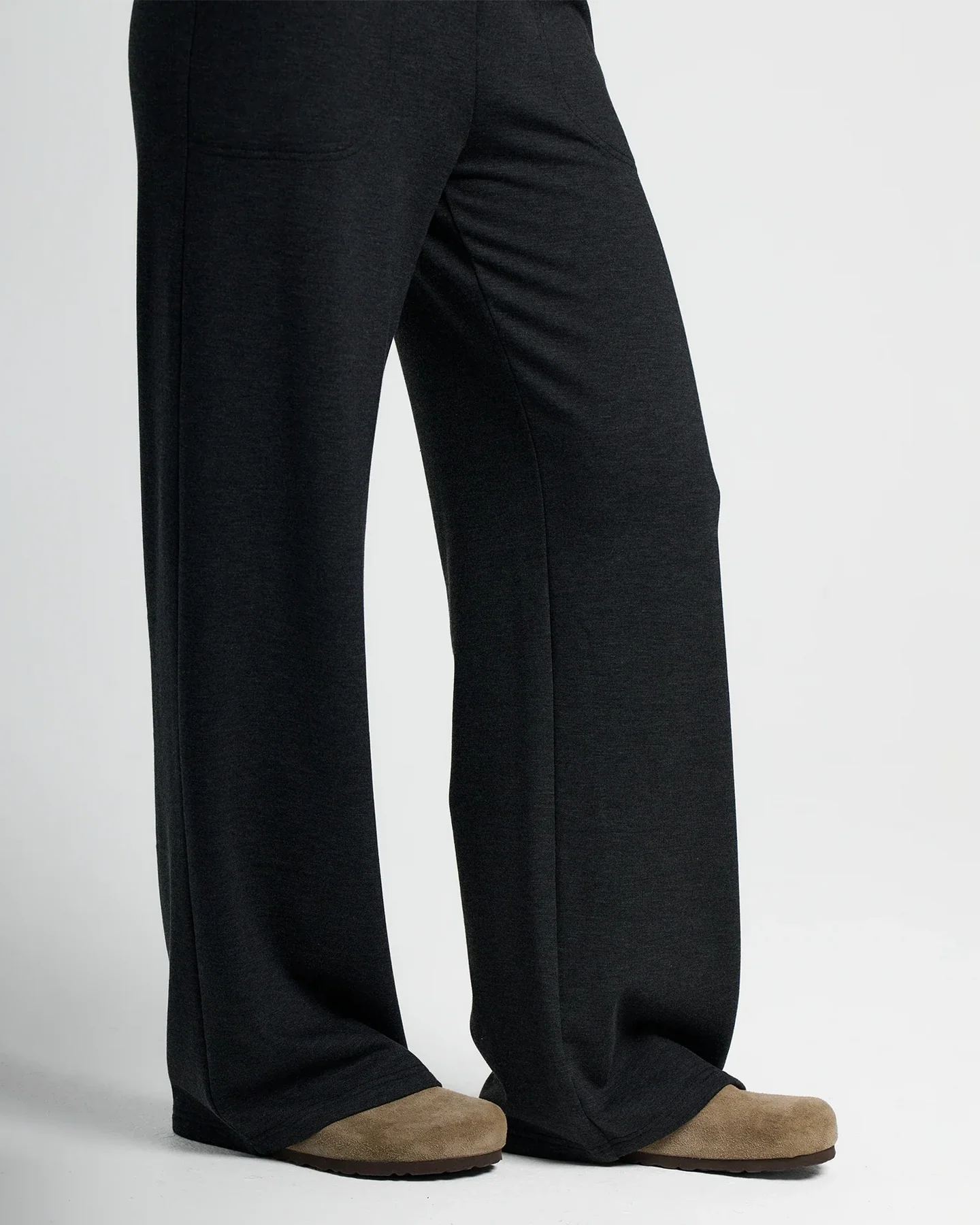 Free Fly W LW Fleece Wide Leg Pant BLACK