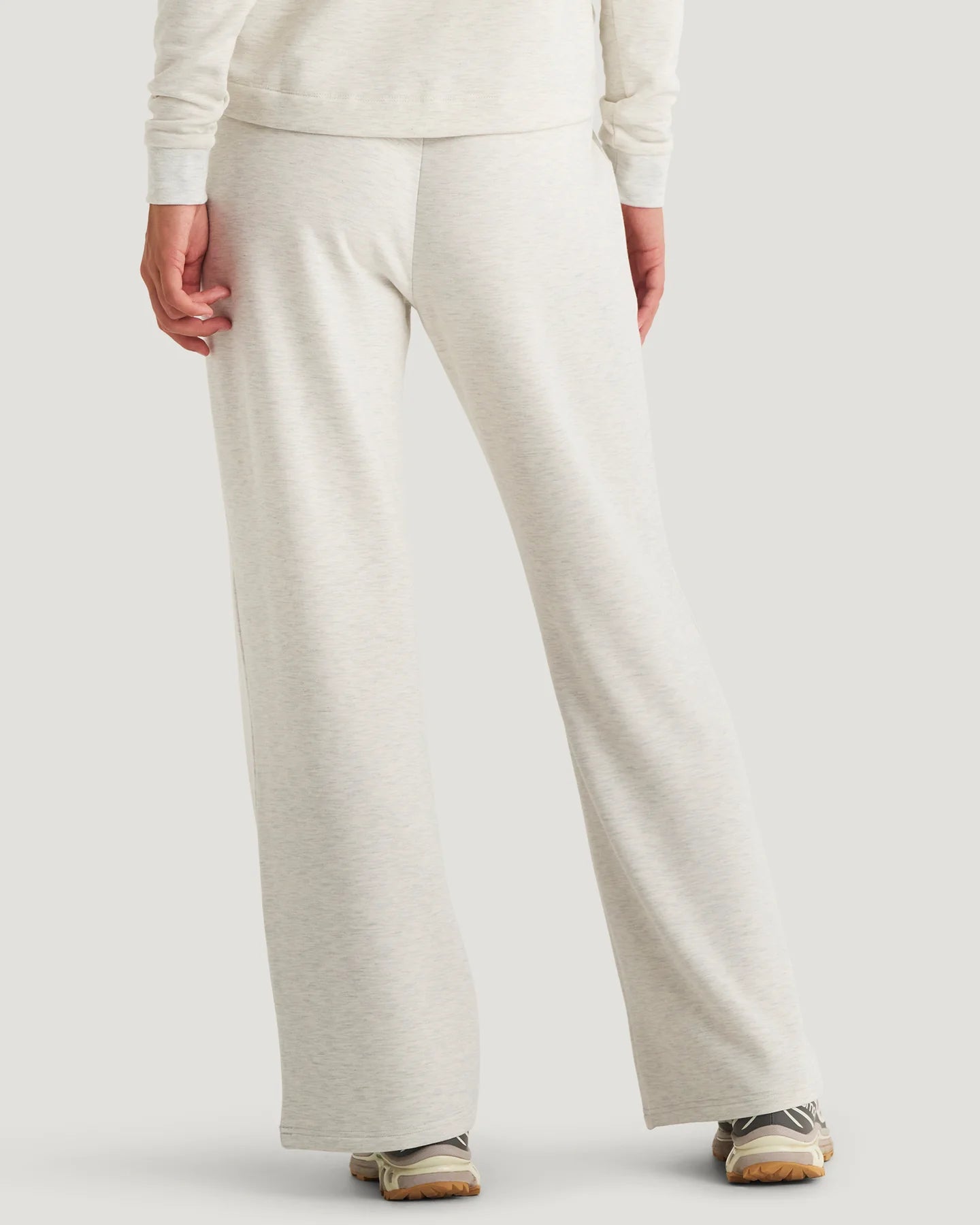 Free Fly W Bamboo LW Fleece Wide Leg Pant OFF WHITE