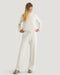 Free Fly W Bamboo LW Fleece Wide Leg Pant OFF WHITE