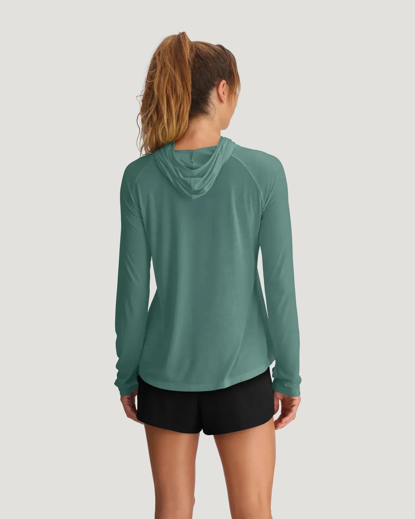 Free Fly W Bamboo Lightweight Hoodie II SEA PINE
