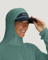 Free Fly W Bamboo Lightweight Hoodie II SEA PINE
