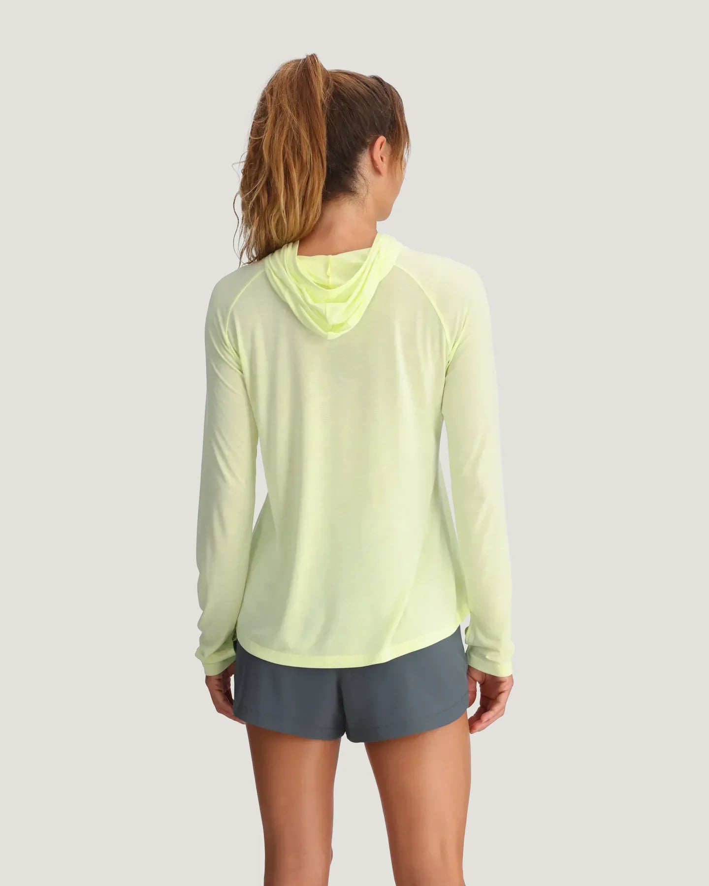 Free Fly W Bamboo Lightweight Hoodie II LIME