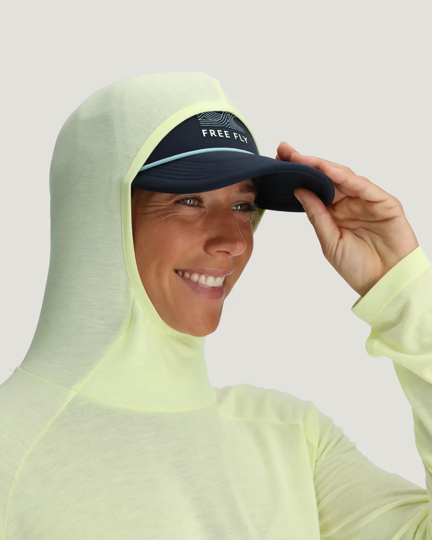 Free Fly W Bamboo Lightweight Hoodie II LIME