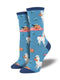 Socksmith W Alpaca Lunch BLUE