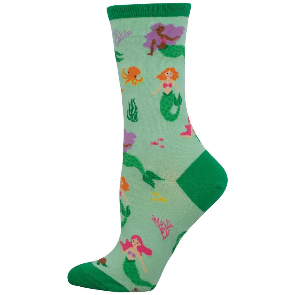 Socksmith W Mermaid Murmurs GREEN