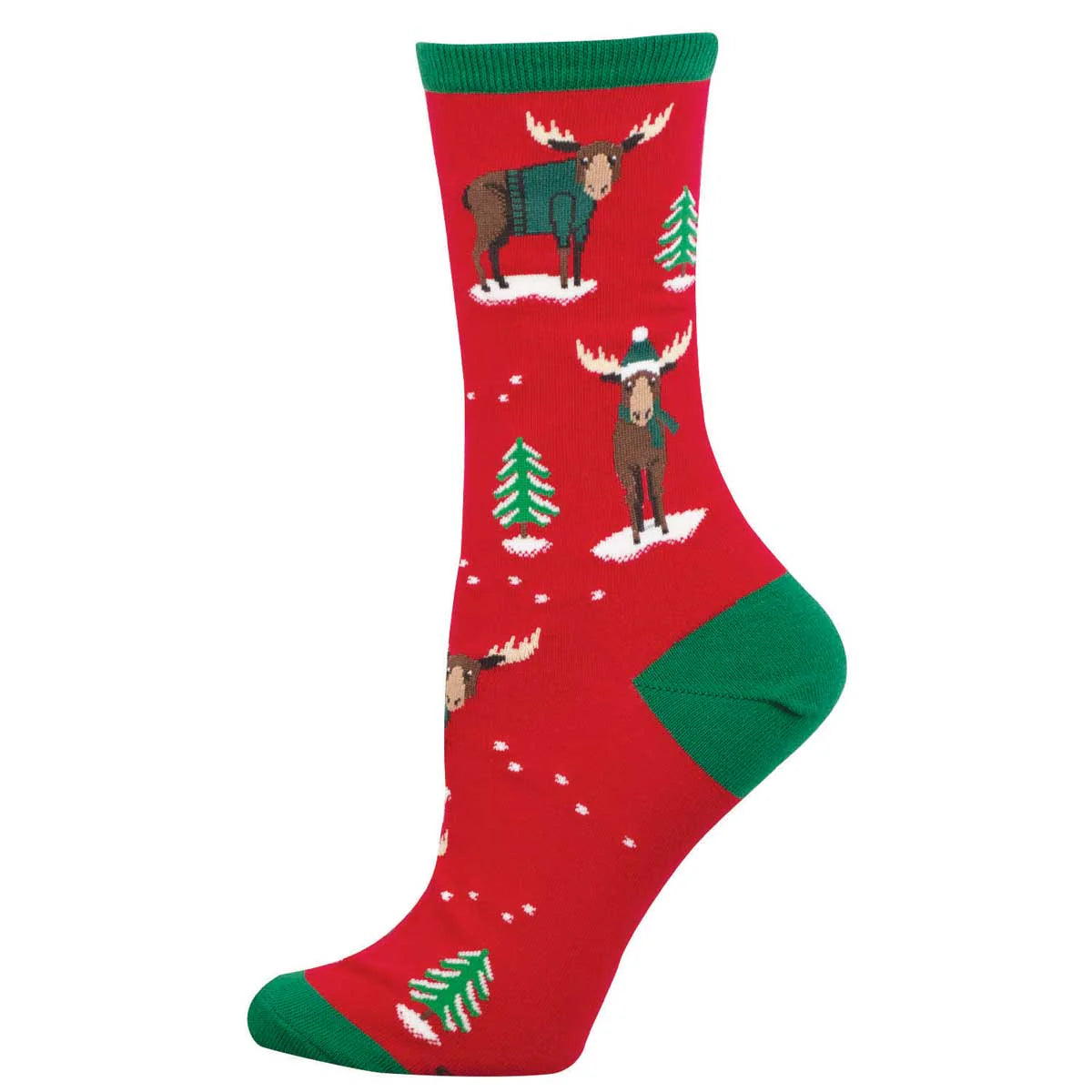 SockSmith W Christmoose RED