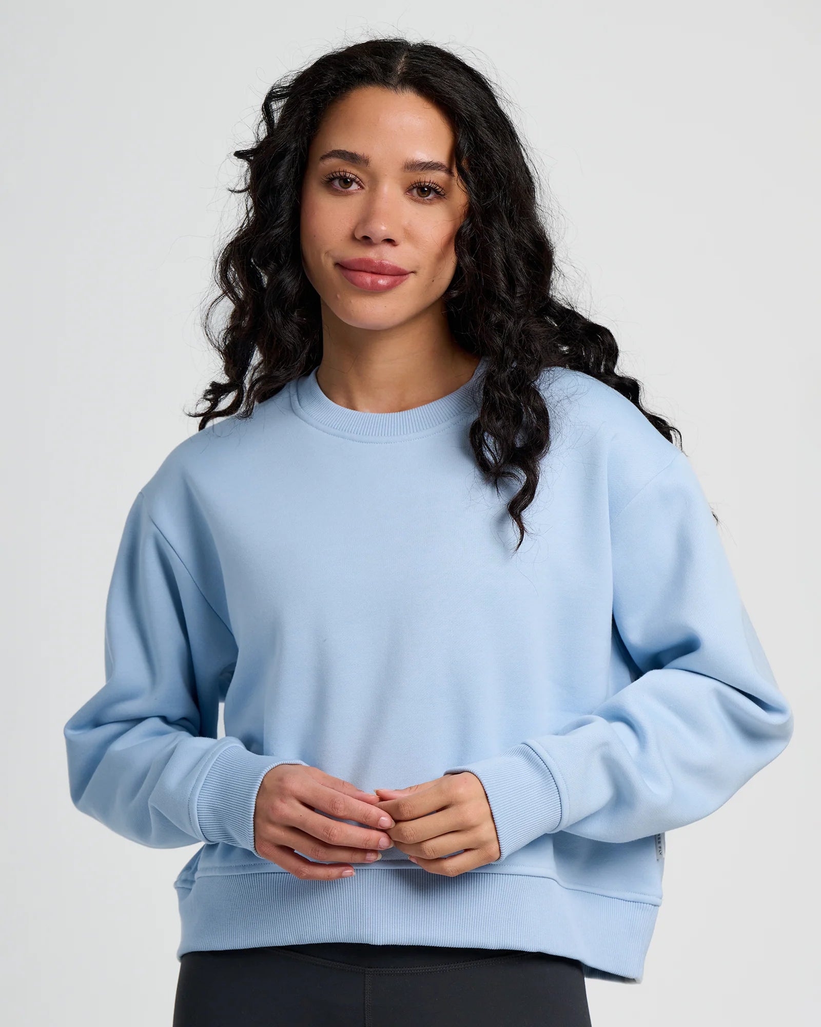 Free Fly W Bamboo Northcoast Fleece Crew CLEAR SKY