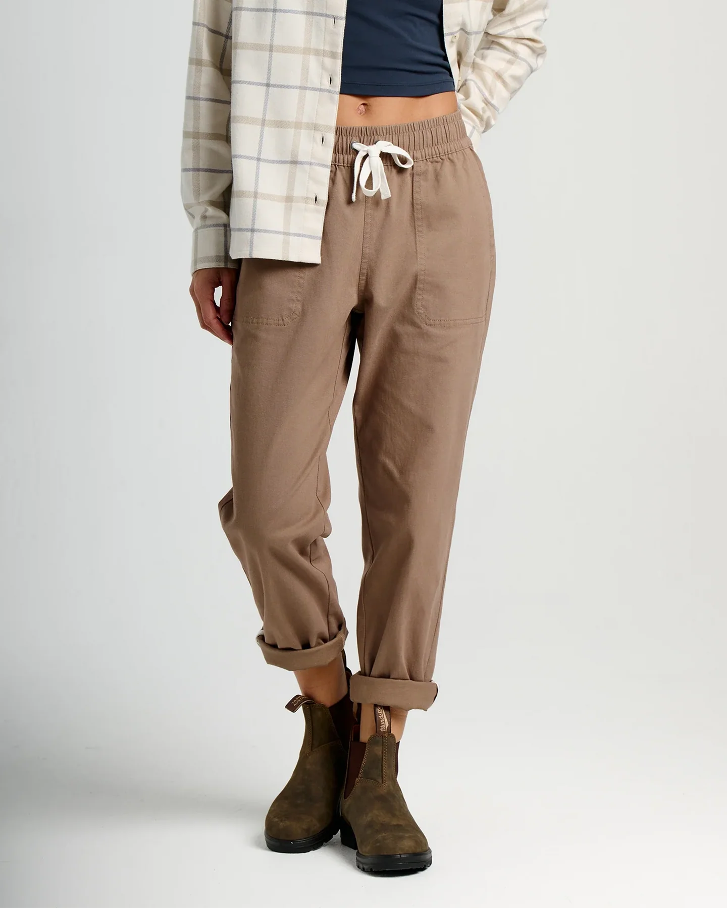 Free Fly W Pacifica Twill Pant FOSSIL