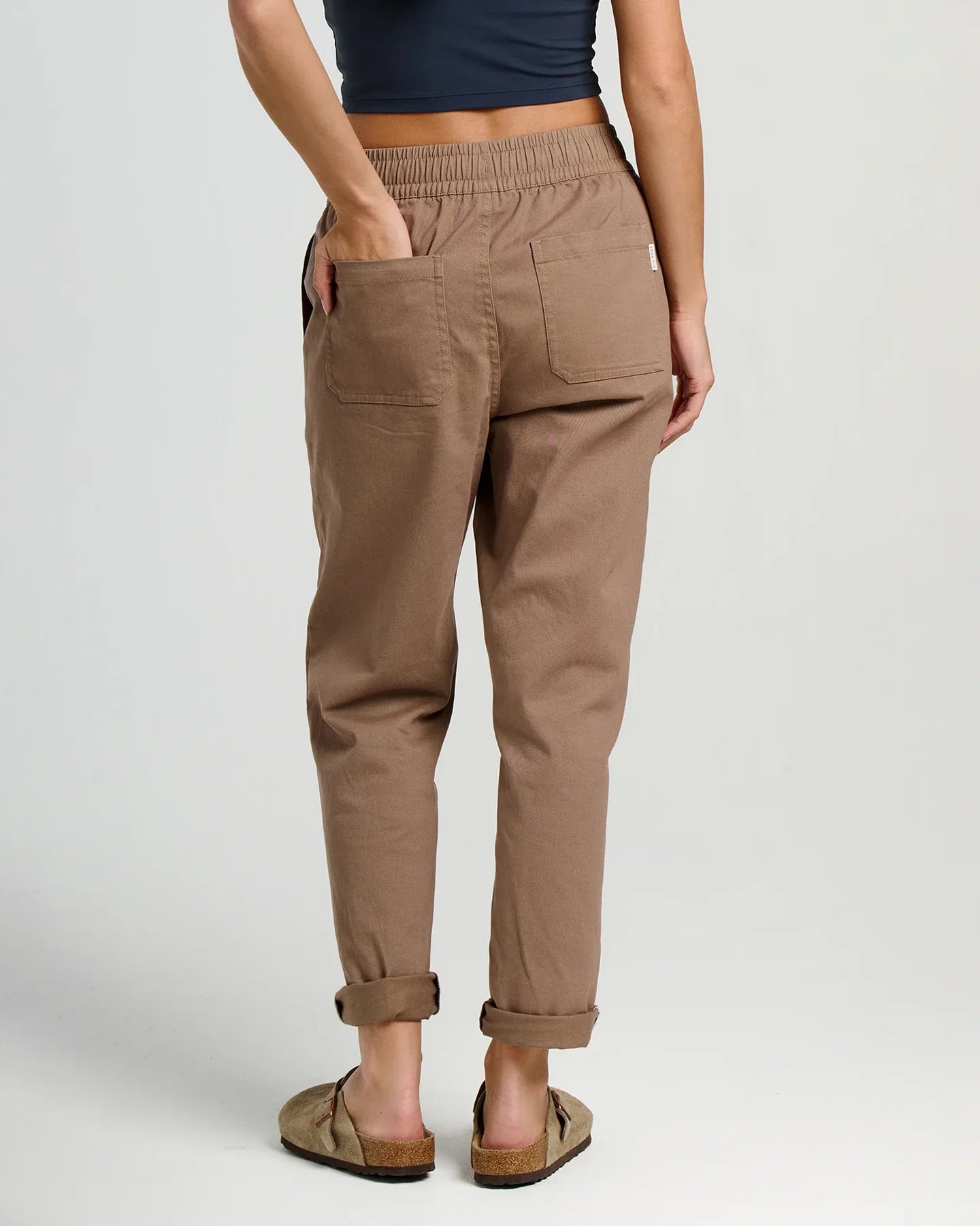 Free Fly W Pacifica Twill Pant FOSSIL
