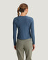 Free Fly W LS Ribbed Bamboo PACIFIC BLUE