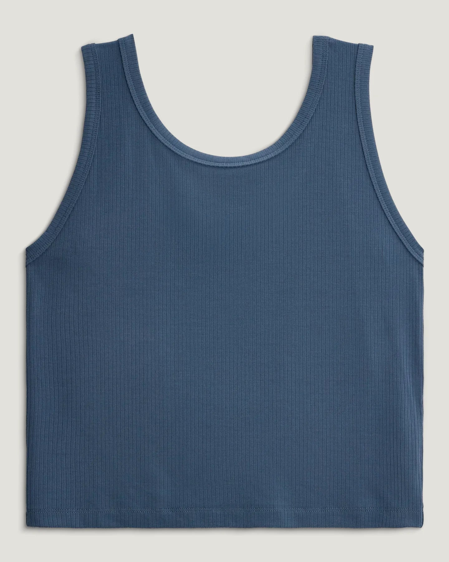 Free Fly W Ribbed Bamboo Tank PACIFIC BLUE