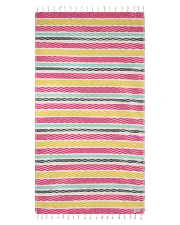 Sand Cloud Roma Stripe Dobby Texture Beach Towel