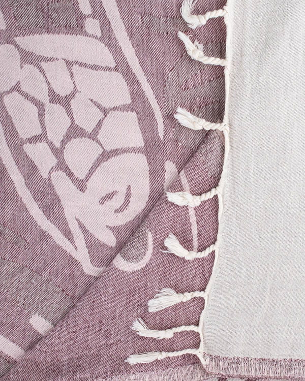 Sand Cloud Coral Turtle Beach Towel NATURAL - XL