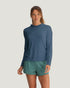 Free Fly W Bamboo Shade Hoodie II PACIFIC BLUE