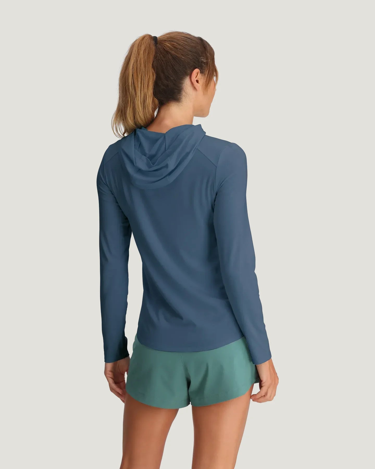 Free Fly W Bamboo Shade Hoodie II PACIFIC BLUE