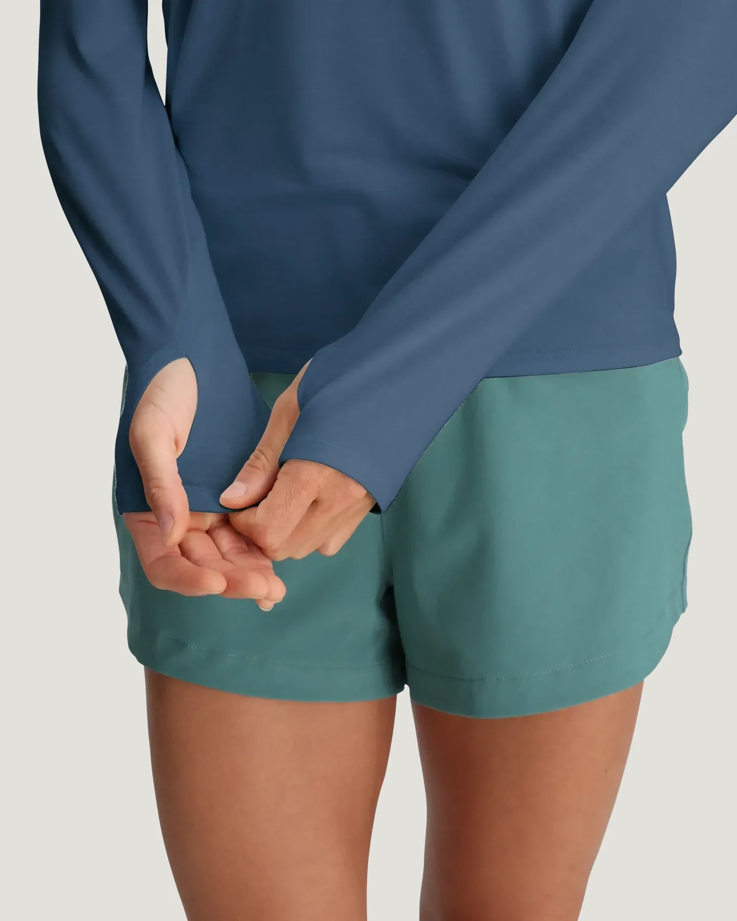Free Fly W Bamboo Shade Hoodie II PACIFIC BLUE