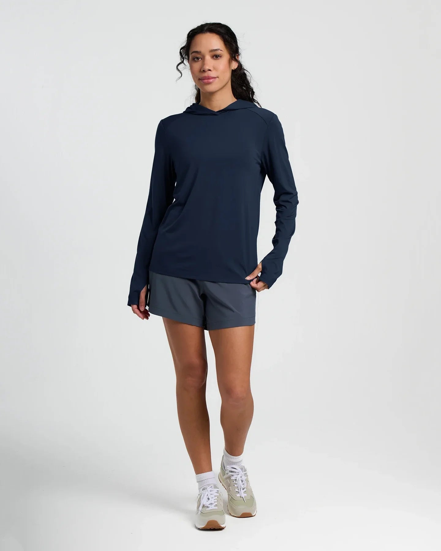 Free Fly W Bamboo Shade Hoodie II DEEP NAVY