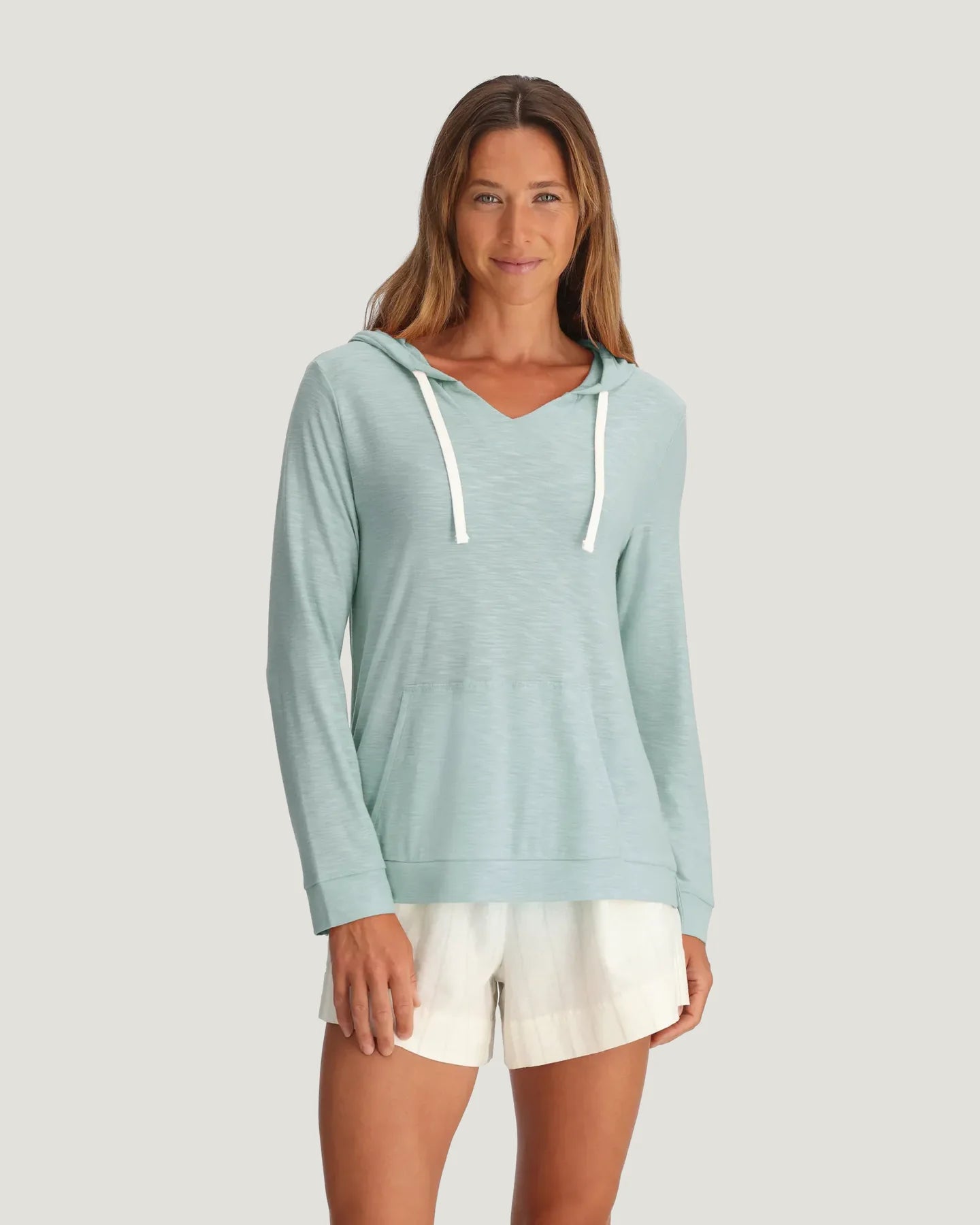 Free Fly W Bamboo Slub Hoodie TROPIC SEA