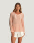 Free Fly W Bamboo Slub Hoodie LIGHT CORAL