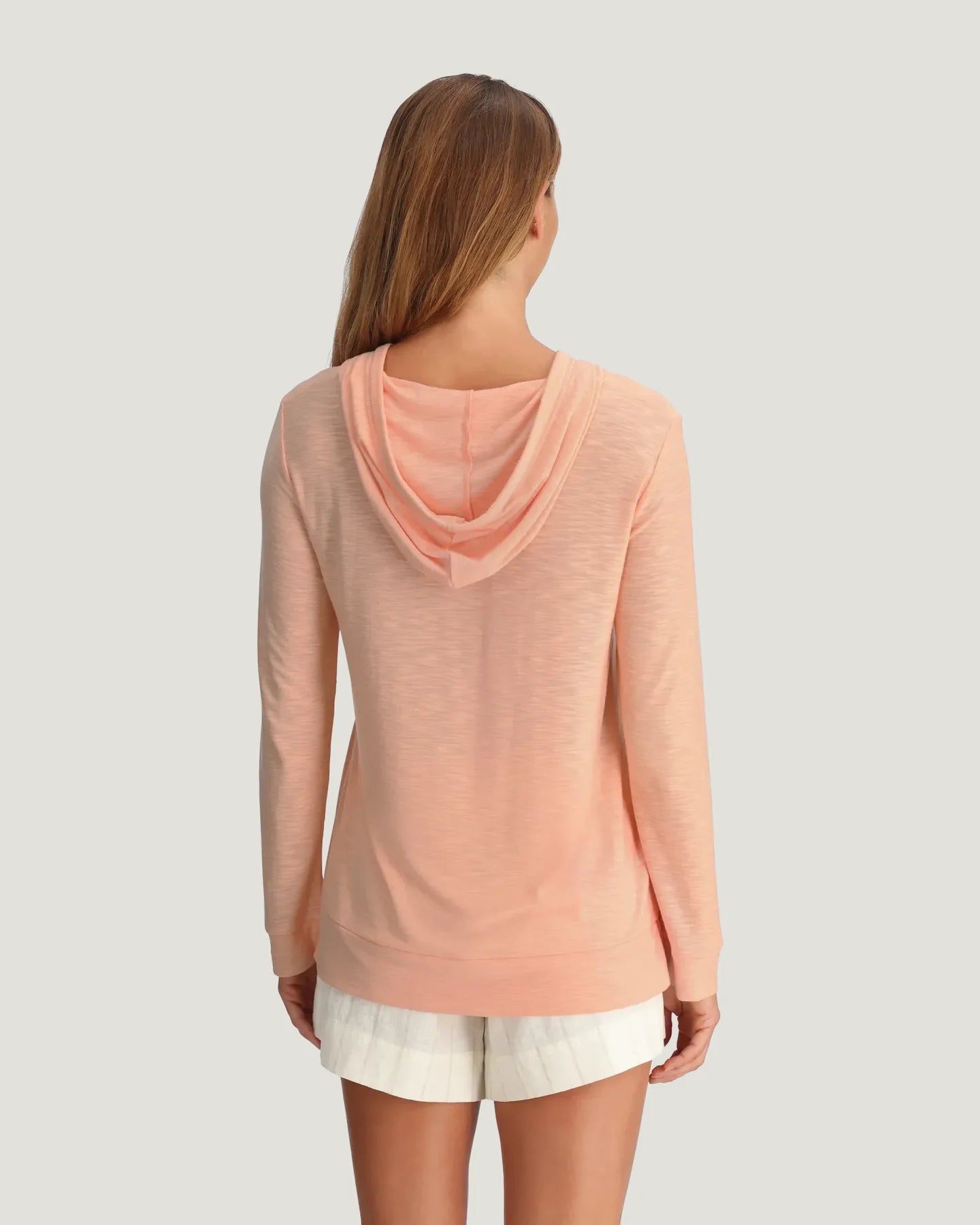Free Fly W Bamboo Slub Hoodie LIGHT CORAL