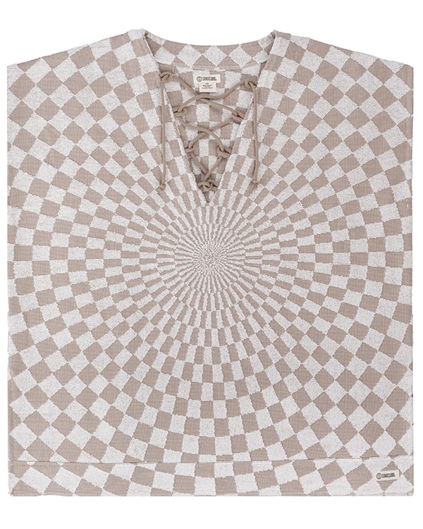 Sand Cloud Cover Up Checkster WARM TAUPE